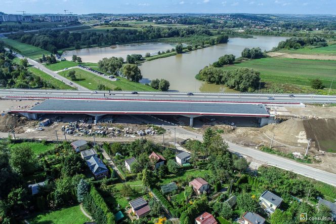 Węzeł Mistrzejowice - budowa. Zobacz jak powstaje jeden z najbardziej skomplikowanych obiektów na S7