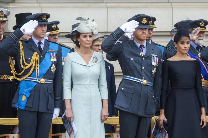 Książę Harry, Meghan Markle, książę William i księżna Kate
