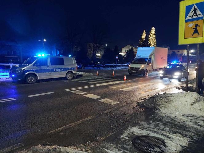 Potrącenie pieszego w Wąchocku