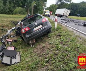 Szokujący wypadek pod Sochaczewem! 29-latka zginęła w roztrzaskanym volkswagenie [ZDJĘCIA]