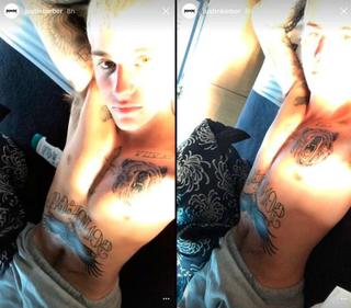 Nowy ogromny tatuaż Justina Biebera. Co oznacza?