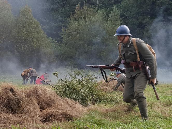 Inscenizacja Bitwy Warszawskiej w Gilowicach