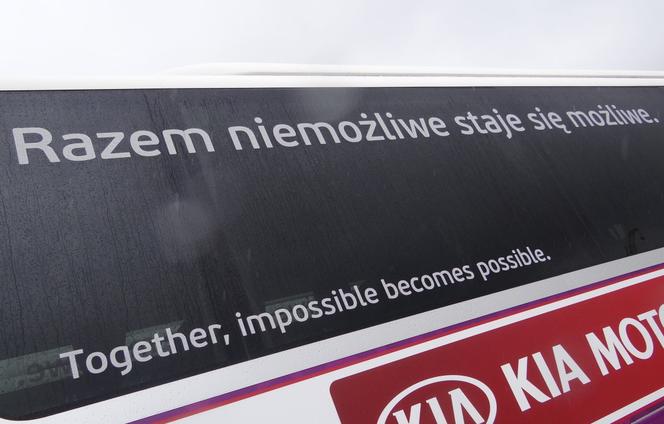 Autokar polskiej reprezentacji na Euro 2012