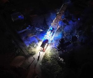 Tragedia na terenie ogródków działkowych. Altanka stanęła w ogniu. W srodku znaleźli zwęglone ciało