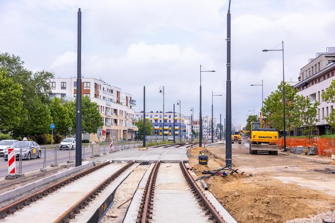 Budowa tramwaju do Wilanowa w Warszawie