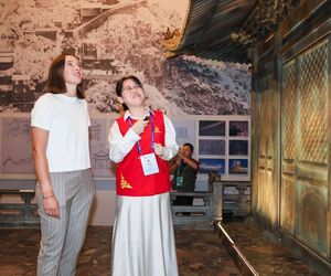 Iga Świątek w Muzem Architektury w Wuhan