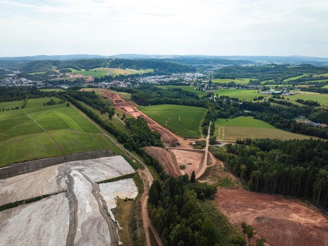 Autostrada D11 w Czechach - zdjęcia z budowy - sierpień 2025