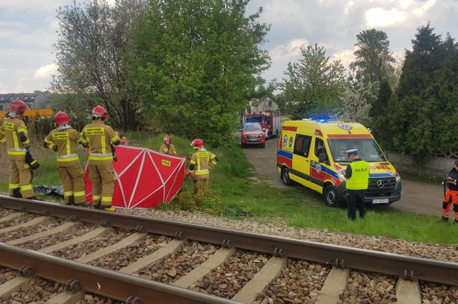Śmiertelne potrącenie przez pociąg w Katowicach