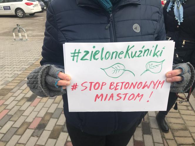 Mieszkańcy Kuźnik nie chcą dopuścić do zabetonowania ich osiedli