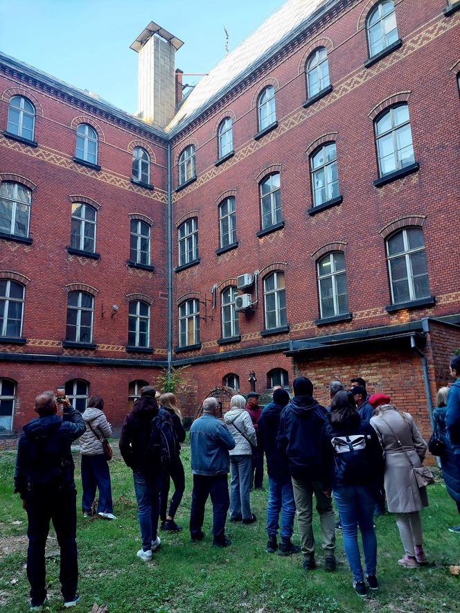 Spacer po siedzibie Dyrekcji Pruskiej Kolei Wschodniej w Bydgoszczy.