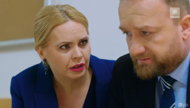 Przyjaciółki 17 odc. 206. Paweł (Bartek Kasprzykowski), Anka (Magdalena Stużyńska)
