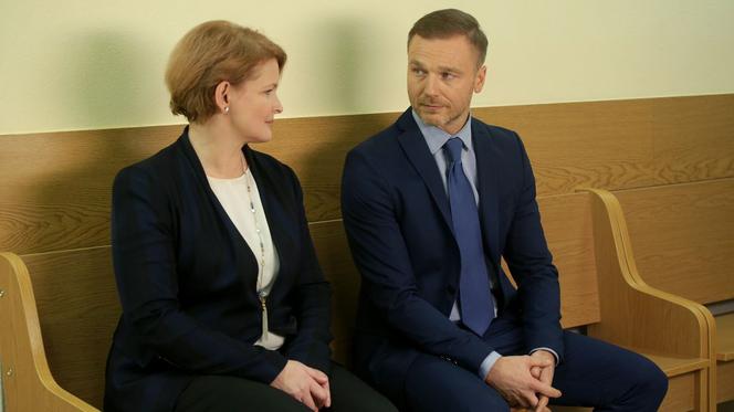M jak miłość odcinek 1301, Marta (Dominika Ostałowska), Andrzej (Krystian Wieczorek)
