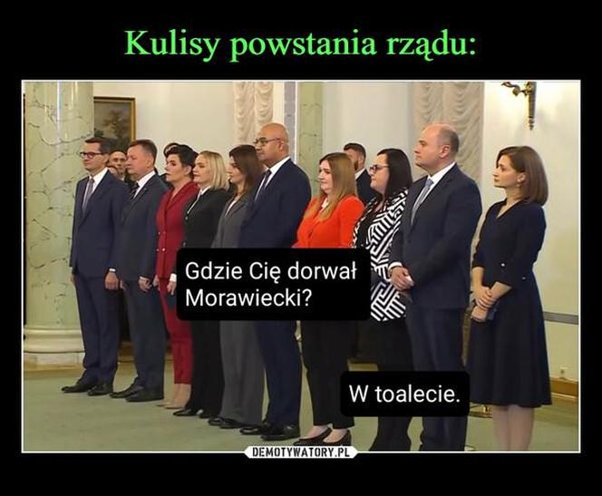Internet śmieje się z nowego rządu Morawieckiego. Oto najlepsze memy!
