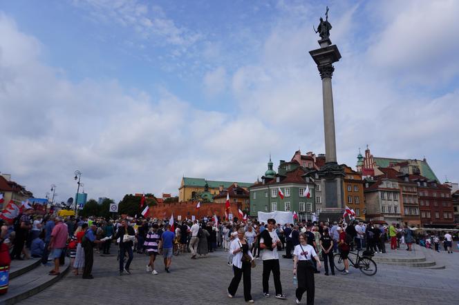 Protest katechetów w Warszawie 21.08.2024