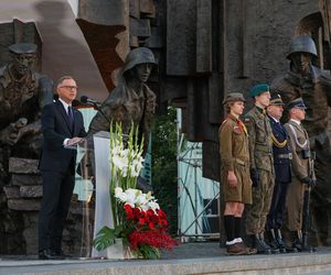 81. rocznica Powstania Warszawskiego. Uroczystość na pl. Krasińskich (31.07.2025)