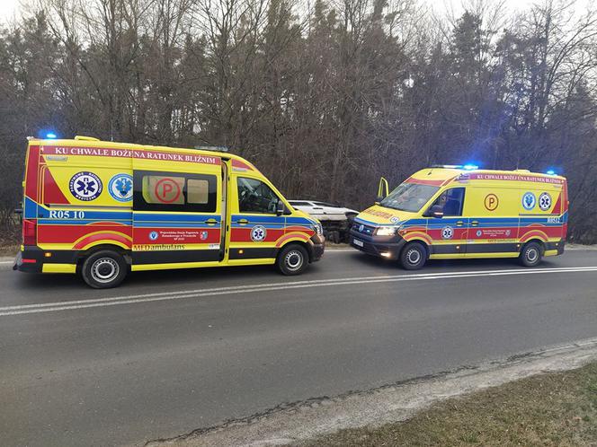 Koszmar na drodze! Bus przewożący dzieci wypadł z drogi. W szoitalu jest 7 osób!