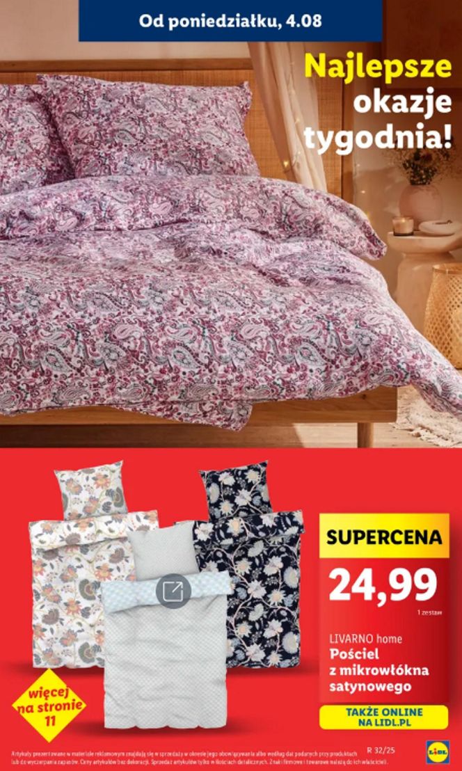 Promocje na pościel w Lidlu