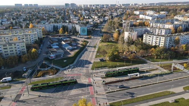 Nowy mural na Naramowicach. Upamiętnia budowę nowej trasy tramwajowej