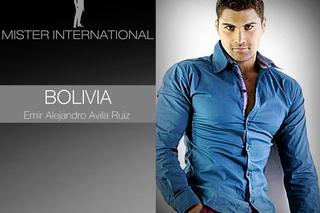 mister international/Boliwia Emir Ruiz
