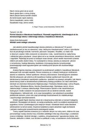 Matura język kaszubski 2025 ARKUSZE CKE