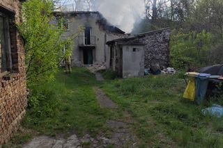 Wybuch gazu w Wojkowicach. Zawaliło się piętro budynku. Dwie osoby poszkodowane