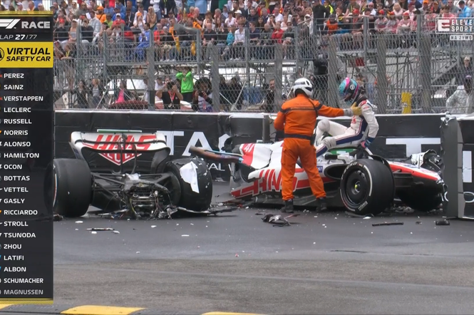 GP Monako, wypadek Micka Schumachera