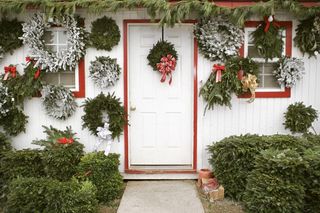 Świąteczne dekoracje na zewnątrz