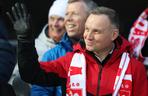 Prezydent Duda kibicował polskim skoczkom podczas PŚ w Zakopanem