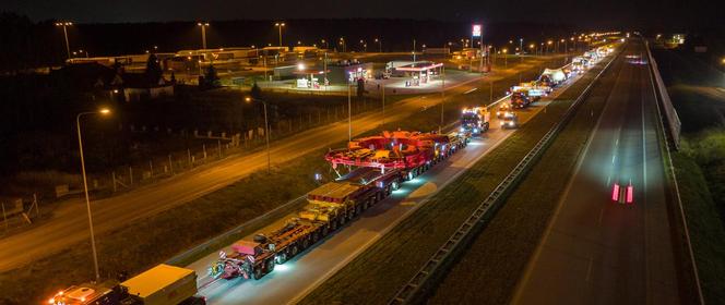 Transport maszyny TBM. W weekend potężne utrudnienia w ruchu