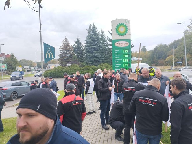 Wielka blokada Jastrzębia-Zdroju. Protest górników i hutników. Miasto stoi
