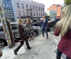 Pierwsza dama Marta Nawrocka w Pierożku na Greenpoincie