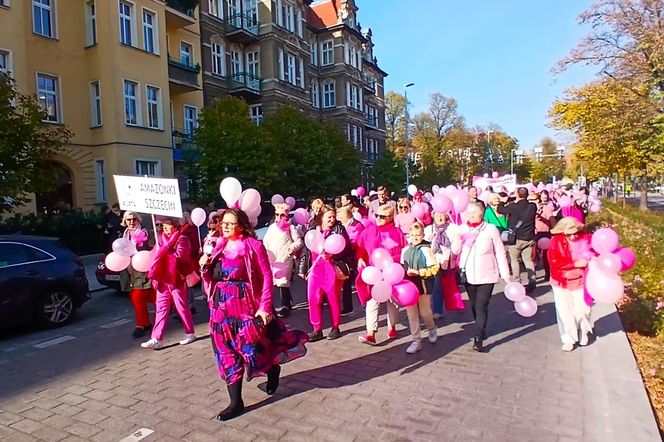 Marsz Różowej Wstążki w Szczecinie