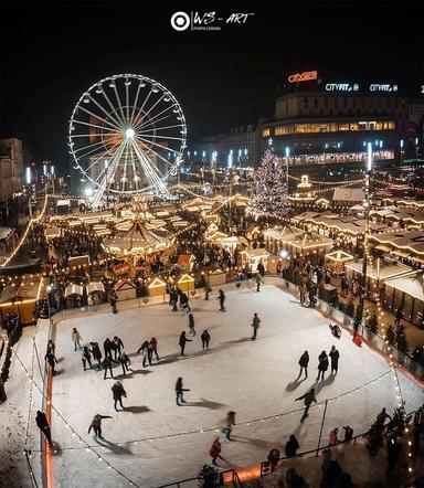 Lodowisko Śląsk 2022. Katowice - Jarmark Świąteczny