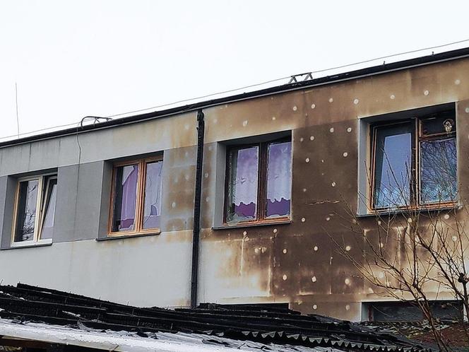 Pożar Domu Gościnnego w Dzięciołówce [10.01.2021]