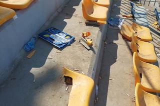 Sektor gości po meczu ZOOleszcz GKM Grudziądz - For Nature Solutions KS Apator Toruń