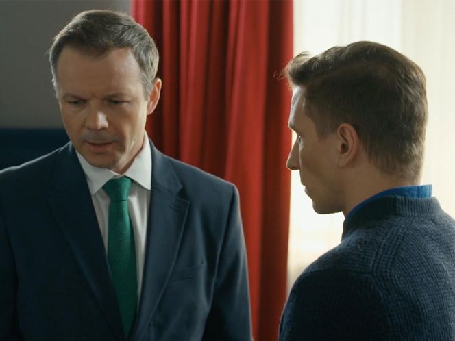 Barwy szczęścia, odcinek 3197: Bruno (Lesław Żurek), Tomasz (Jakub Sokołowski) 