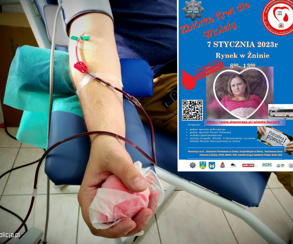 Zbiórka krwi dla Wiolety Burzych! 38-latka walczy z nowotworem piersi. Nie może was tam zabraknąć!