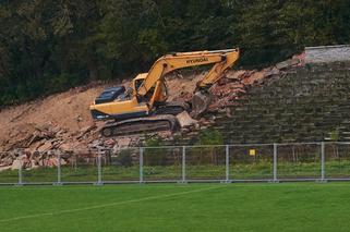 Rozbiórka stadionu KS Lublinianka [ZDJĘCIA]