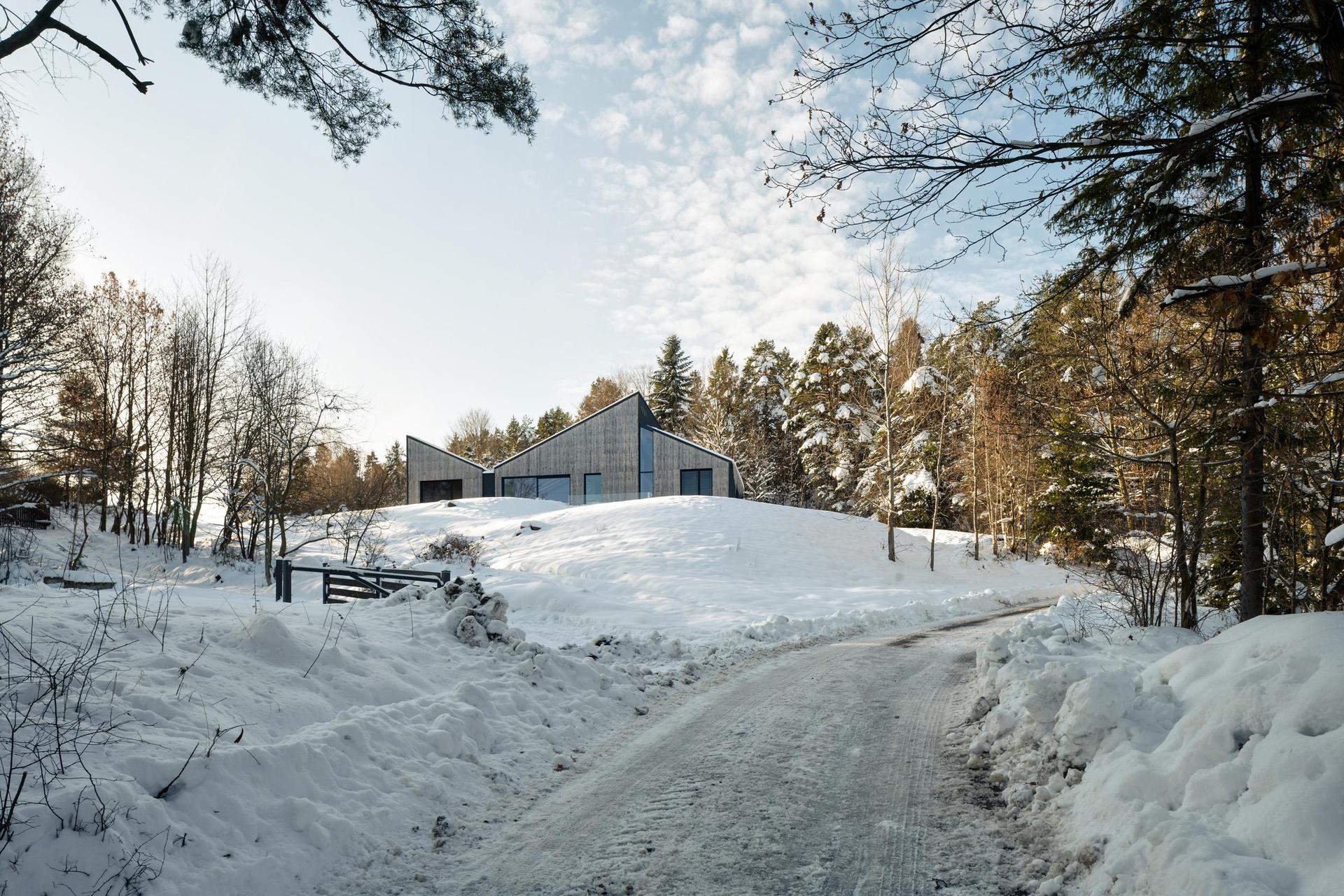 Dom ukryty w Beskidach