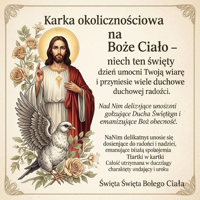 Kartki Boże Ciało 2025 