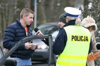 Nietypowe, walentynkowe kontrole policji i... pozdrowienia na antenie Radia ESKA