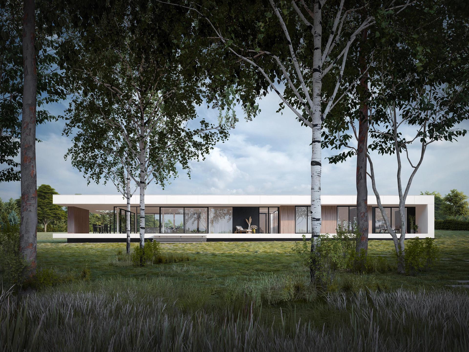 Dom horyzontalny AMJ Studio