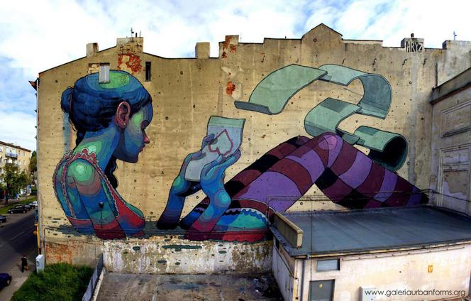 Mural przy Pomorskiej 67