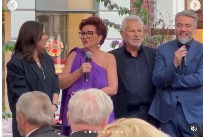 Urodziny Jolanty Kwaśniewskiej. Wpadli Ryszard Kalisz z żoną 