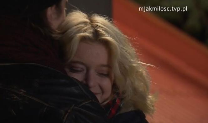 M jak miłość odc. 1658. Basia (Gabriela Raczyńska), Jasiek (Stanisław Dusza)