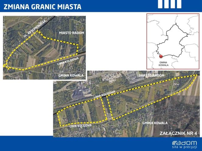 Radom zyska ponad 300 hektarów terenów - Powiększą się granice miasta