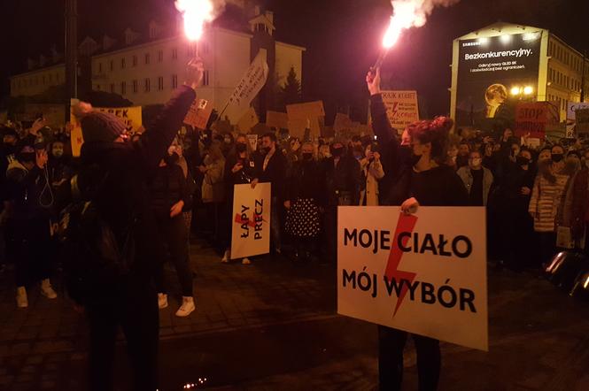 Protest w centrum Bydgoszczy