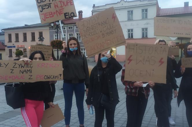 Protest kobiet w Żywcu