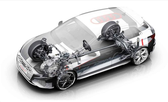 2020 Audi A3 Sportback - układ jezdny
