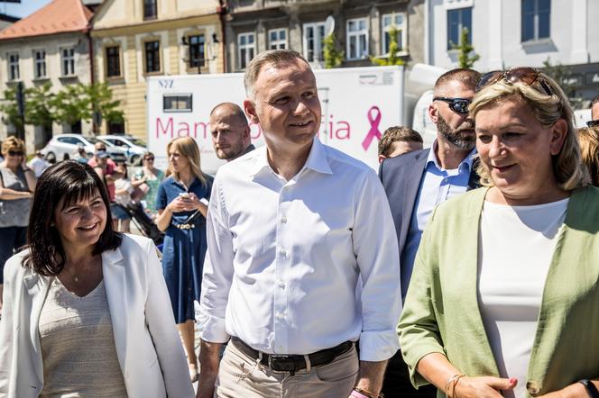 Andrzej Duda z niezapowiedzianą wizytą w Bochni